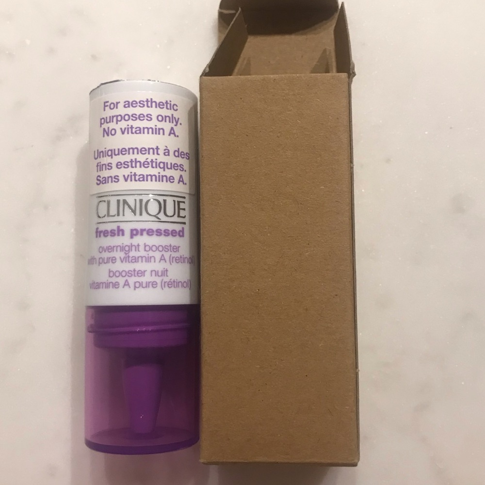 BNIB Clinique Pressed Clinical Overnight Booster with Vitamin A
